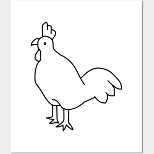 Cute chicken Posters and Art